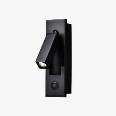 VeraLume Wall-Flush Bedside Sconce With Reading Light - OpalDwell