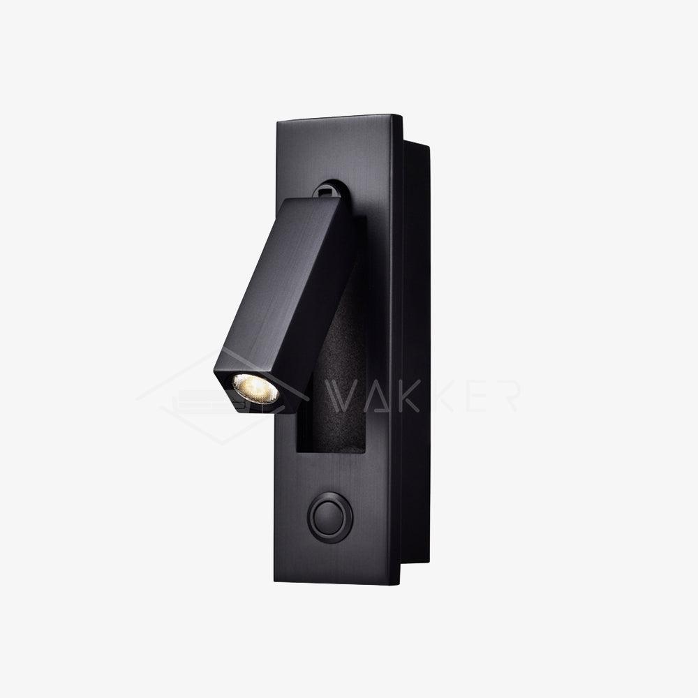 VeraLume Wall-Flush Bedside Sconce With Reading Light - OpalDwell