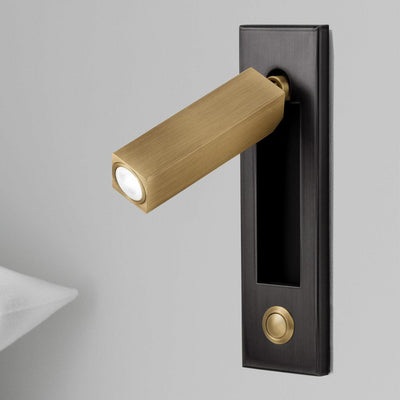 VeraLume Wall-Flush Bedside Sconce With Reading Light - OpalDwell