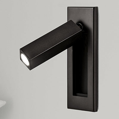 VeraLume Wall-Flush Bedside Sconce With Reading Light - OpalDwell