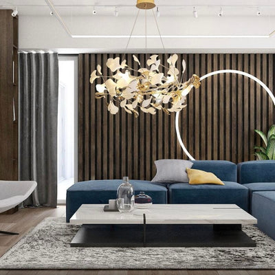Lunsera Ceramic Petal Chandelier With Frosted Glass Finish OpalDwell