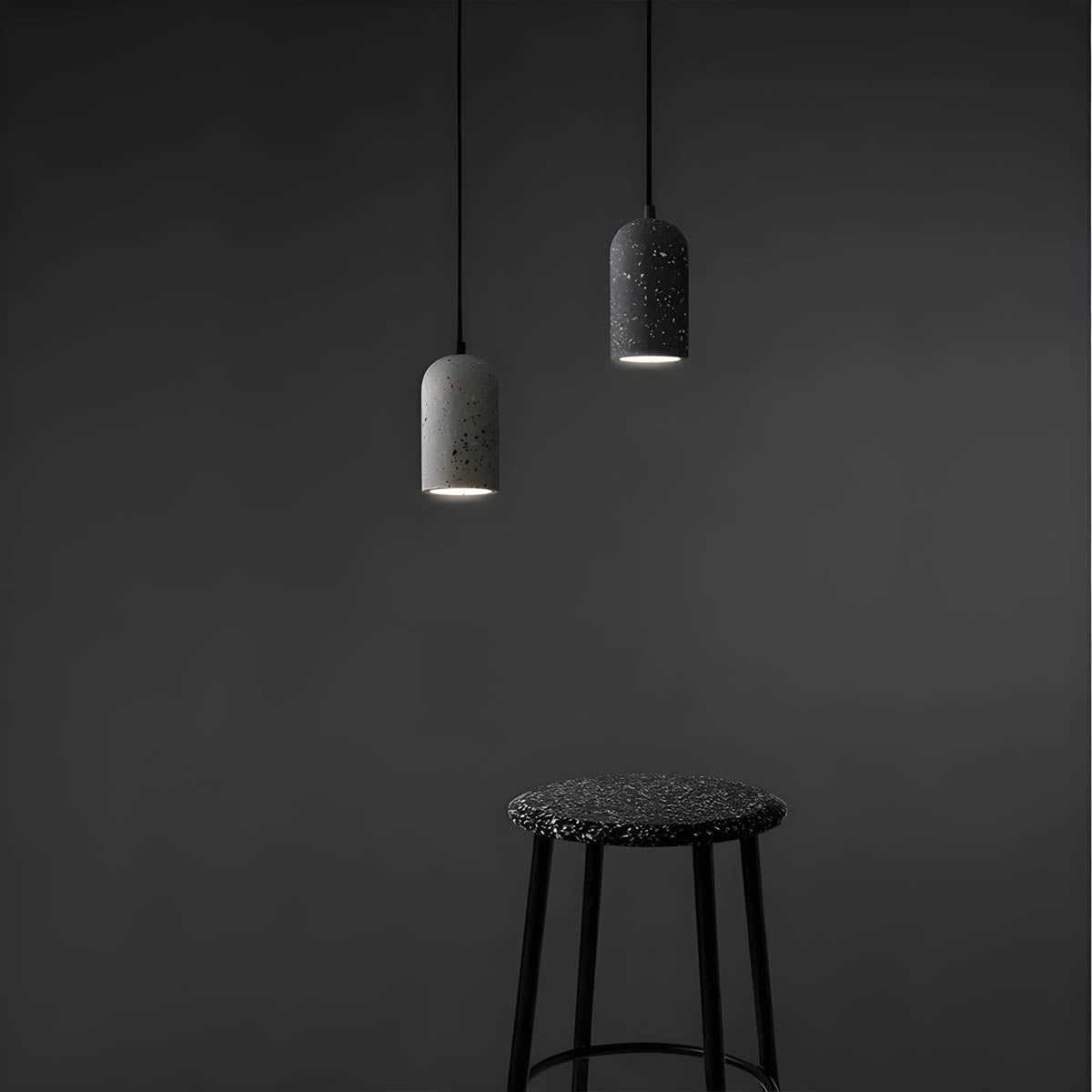 Terrazio Concrete Pendant Light for Indoor Living Spaces - OpalDwell