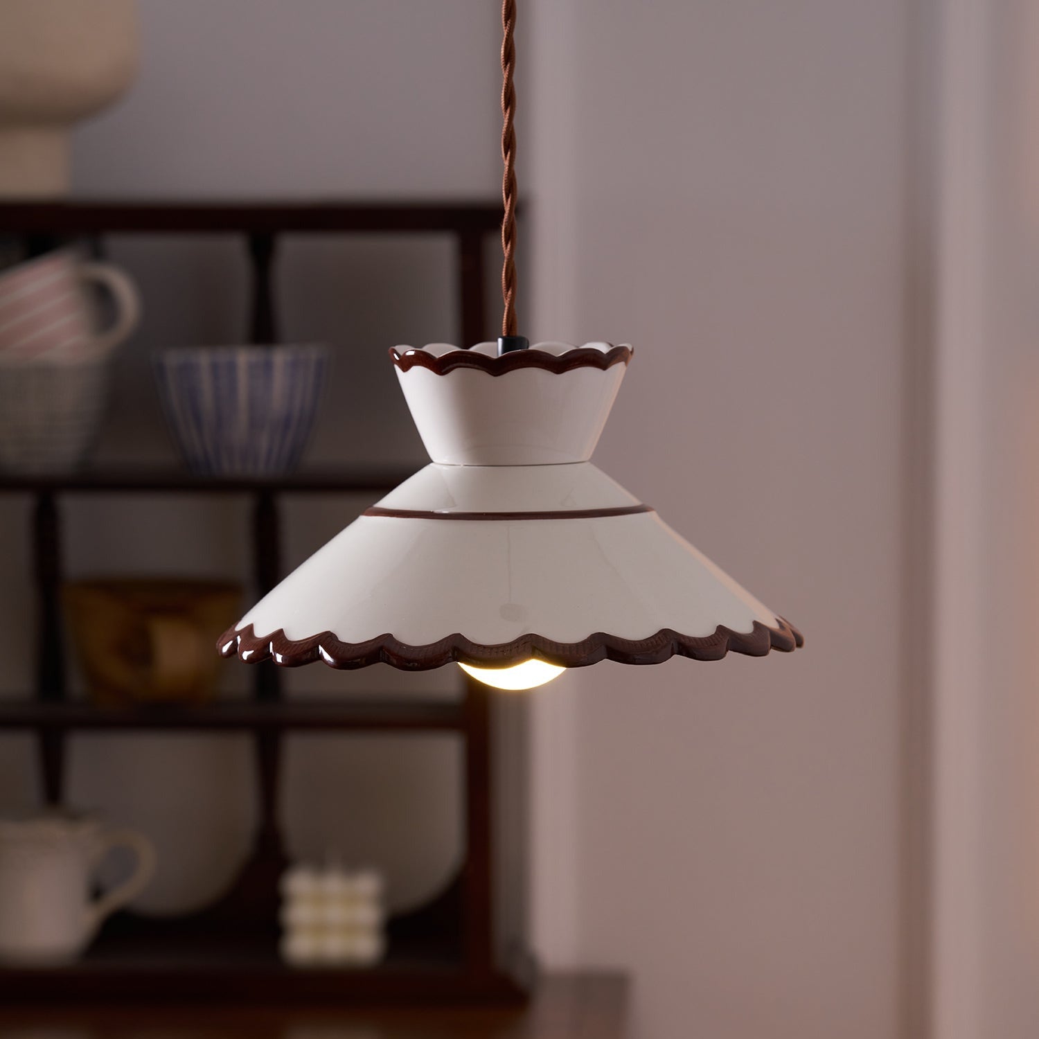 Aurelia Retro Ceramic Pendant Lights for Kitchens and Cafes OpalDwell