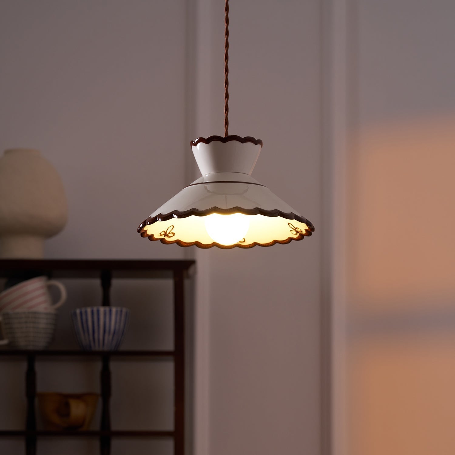 Aurelia Retro Ceramic Pendant Lights for Kitchens and Cafes OpalDwell