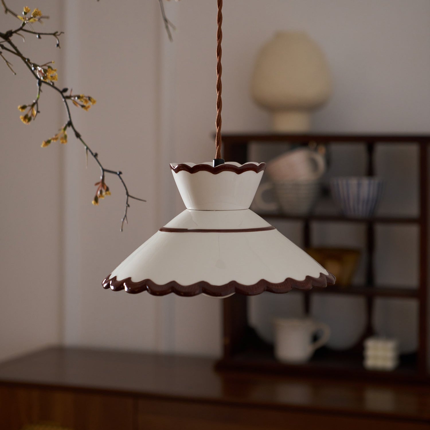 Aurelia Retro Ceramic Pendant Lights for Kitchens and Cafes OpalDwell
