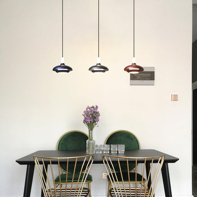 SolaraTrio Natural Style Aluminum Pendant Lamp With LED - OpalDwell
