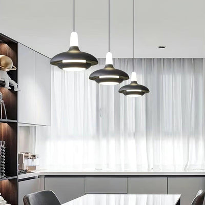 SolaraTrio Natural Style Aluminum Pendant Lamp With LED - OpalDwell
