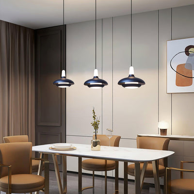 SolaraTrio Natural Style Aluminum Pendant Lamp With LED - OpalDwell