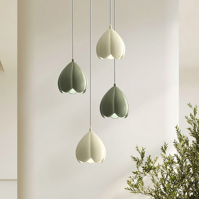 SylvaLumi French Rustic Pendant Lamp With Glass Shade - OpalDwell