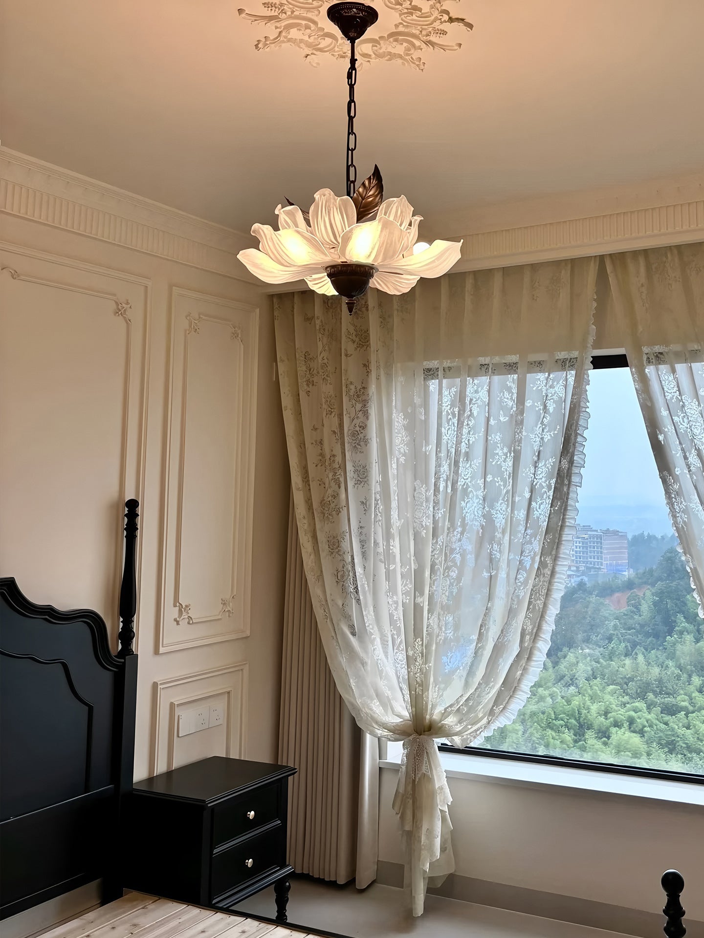 Modern Floral Pendant Light For Ceiling Decor And Home Accent OpalDwell