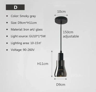 Harlow Modern Glass Pendant Lights - OpalDwell