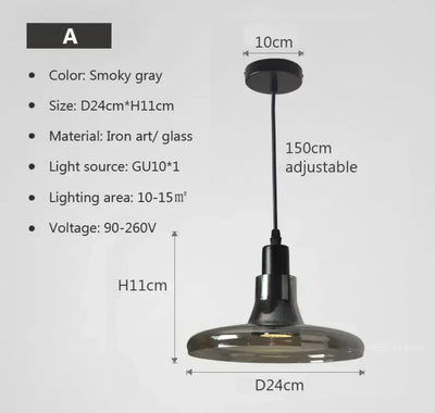 Harlow Modern Glass Pendant Lights - OpalDwell