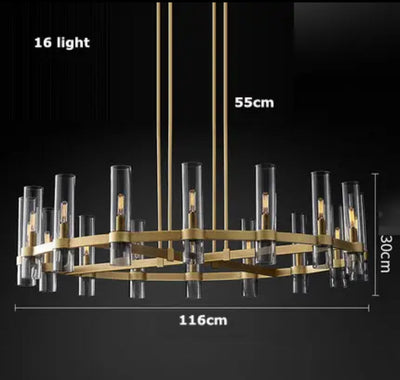 Maribel Farmhouse Glass Chandelier - OpalDwell