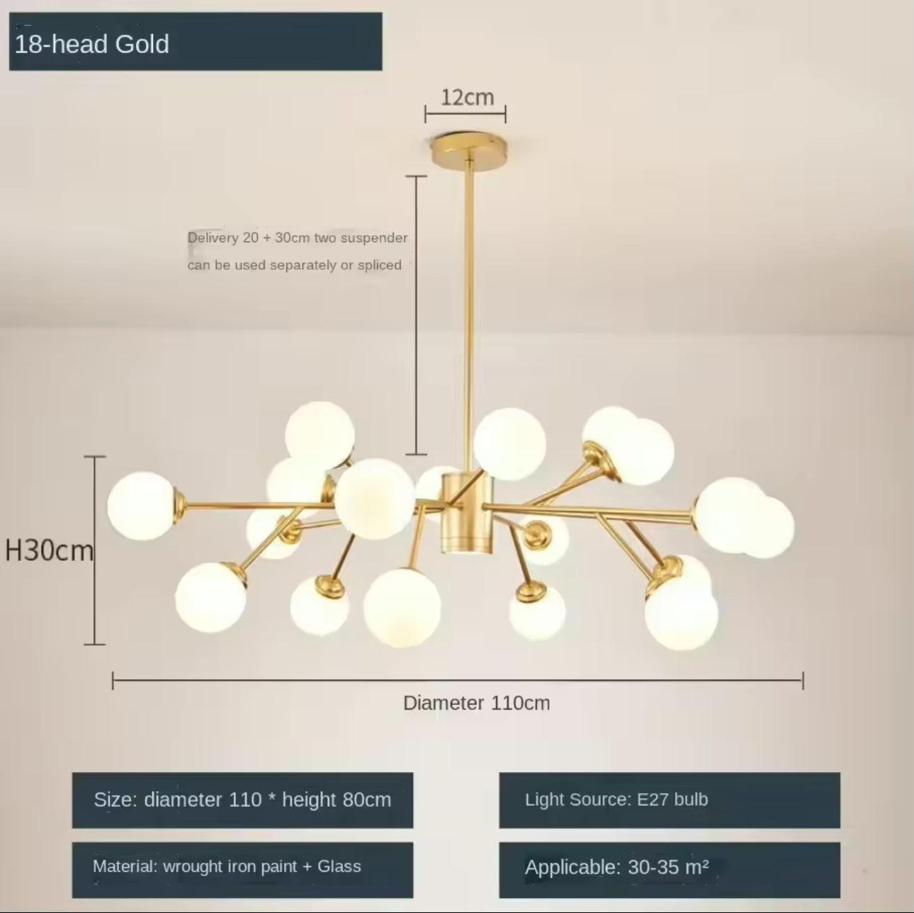 Marlow Bubble Chandelier - OpalDwell