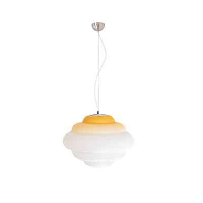 AuroraHue Gradient Frosted Glass Pendant Lamp For Ambience - OpalDwell