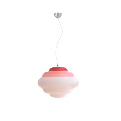 AuroraHue Gradient Frosted Glass Pendant Lamp For Ambience - OpalDwell