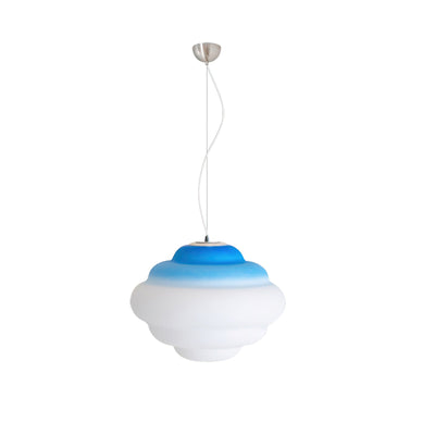 AuroraHue Gradient Frosted Glass Pendant Lamp For Ambience - OpalDwell