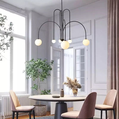Elara Crest Pendant Light, Dramatic Hanging Fixture - OpalDwell