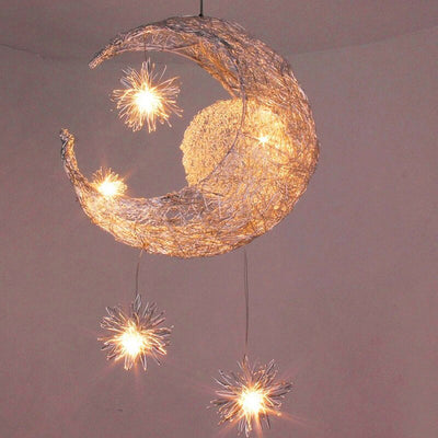 Lunera Modern LED Moon and Star Pendant Lights | OpalDwell - OpalDwell