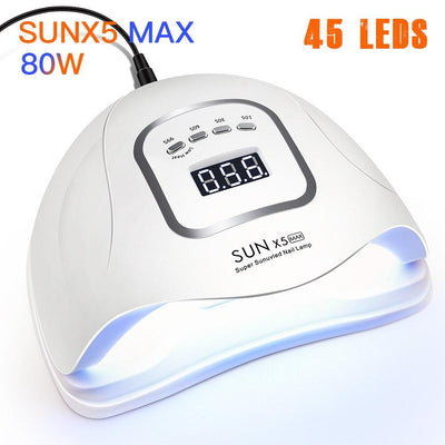 LumaPro | 72W UV LED Nail Lamp With LCD Timer 99s Mode - OpalDwell