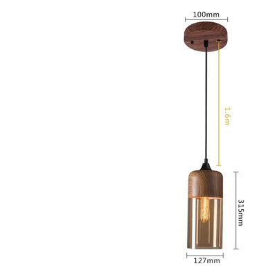 Kiyomi Wooden Pendant Lights - OpalDwell