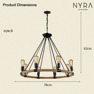 Harlow Farmhouse Chandelier - OpalDwell