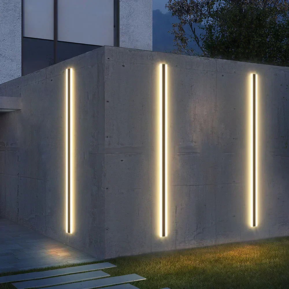 Havenly Long Outdoor Wall Strip Light - OpalDwell