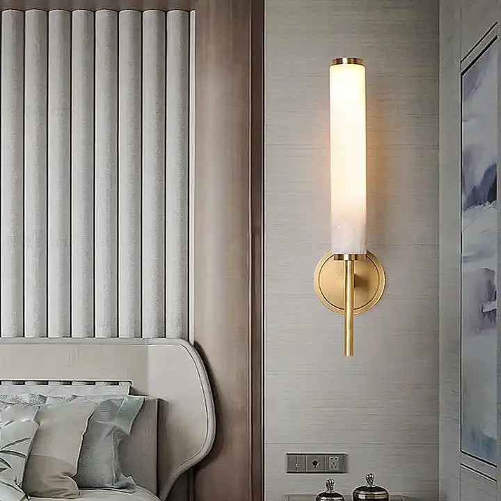 Rowan | Marble Wall Sconces - OpalDwell