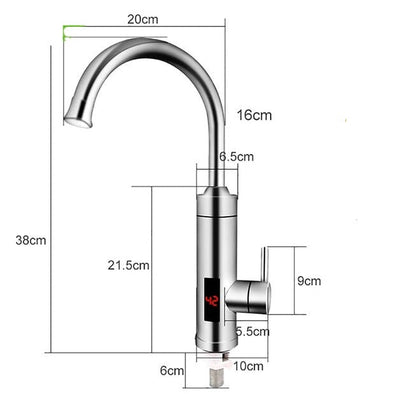 Avelon | Electric Kitchen Faucet with Instant Hot and Cold Water for Easy, Efficient Use OpalDwell