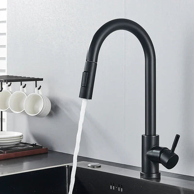 AeroFlow 360° Swivel Kitchen Faucet with Hot and Cold OpalDwell