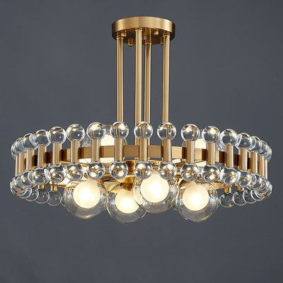 Lumira Colorful Crystal Chandelier for Living Room - OpalDwell