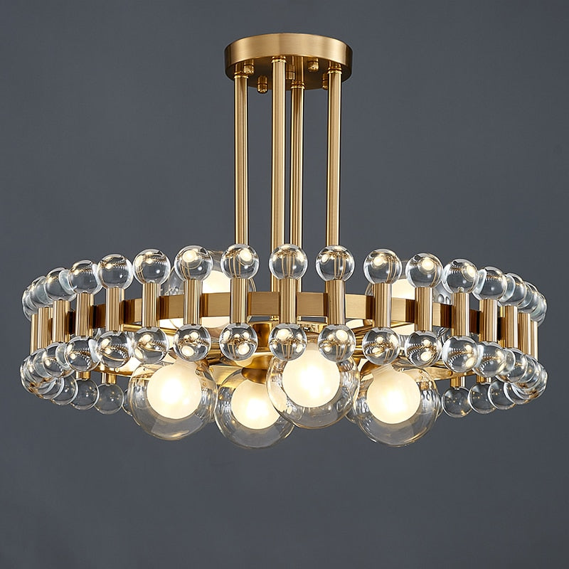 Lumira Colorful Crystal Chandelier for Living Room - OpalDwell