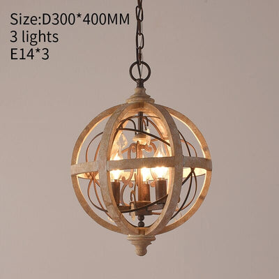 Heirloom Wooden Chandelier - OpalDwell