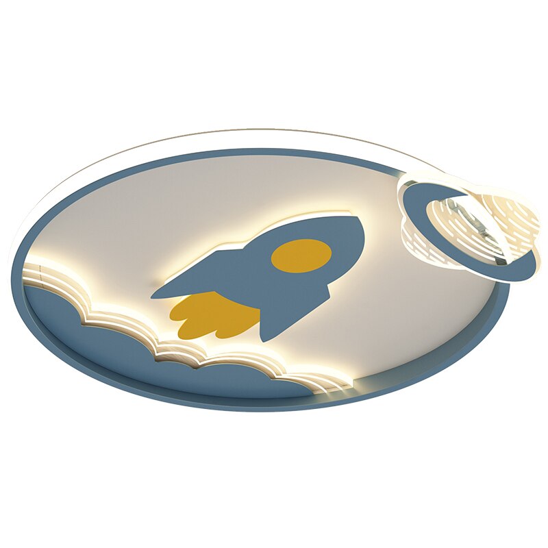 Orion Rocket Chandelier for Kids' Room | OpalDwell - OpalDwell