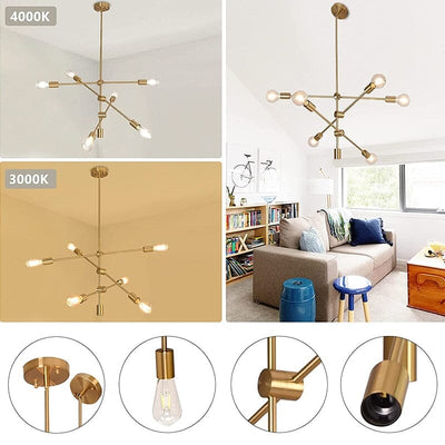 Aurora Bean Chandelier - OpalDwell