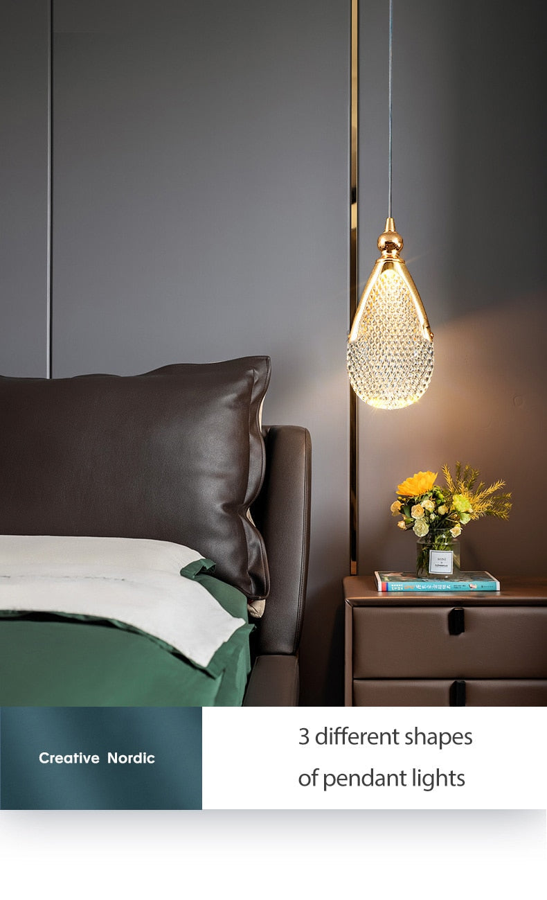 Aurelia Nordic 3-Style LED Pendant Light with Warm Glow - OpalDwell