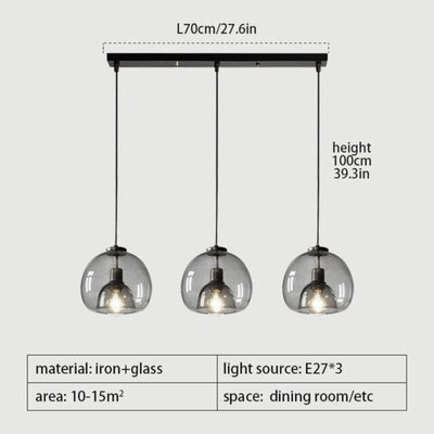 Dark Scandinavian LED Pendant Light | OpalDwell - OpalDwell