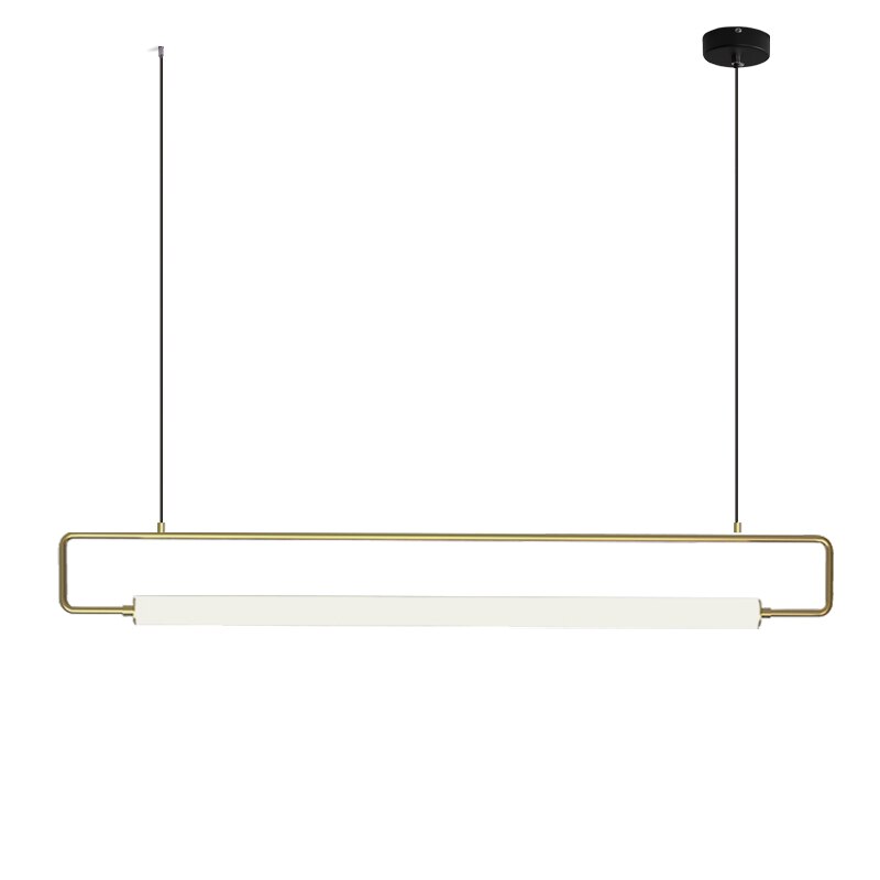 Nordis Arc Dining Bar Chandelier Black Minimalist Light - OpalDwell