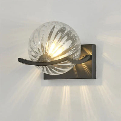 NovaLuxe Glass LED Wall Lamp for Modern Living Rooms - OpalDwell