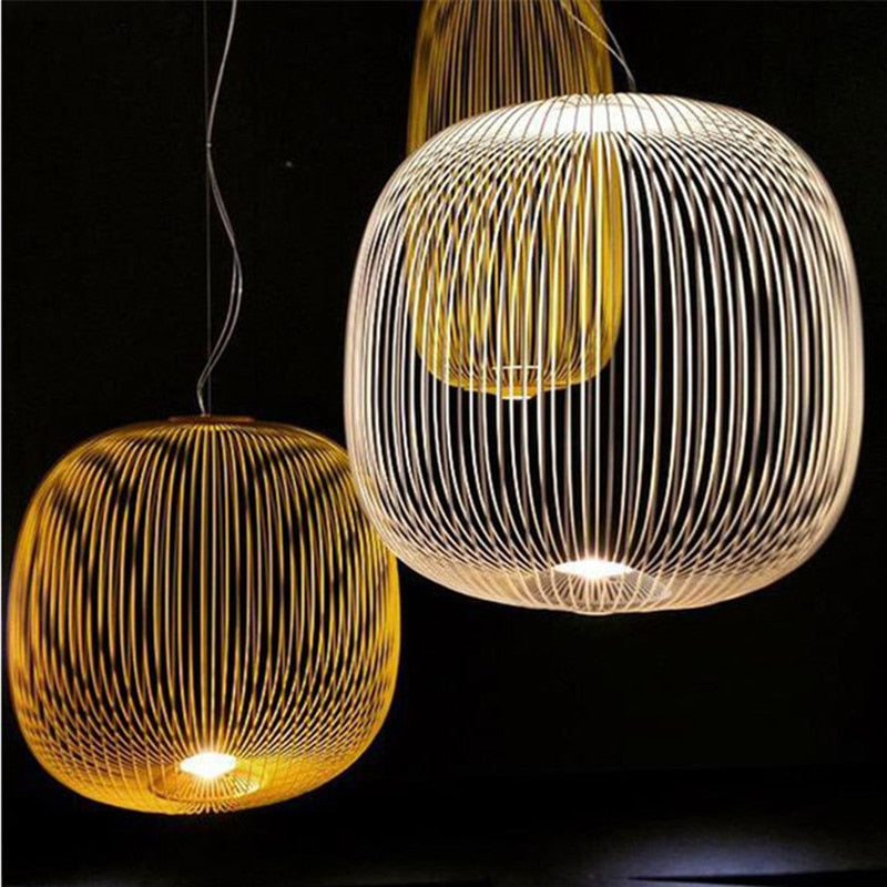 AeroSpire Spoke Pendant Light With Kaleidoscopic Shade | Spokes OpalDwell