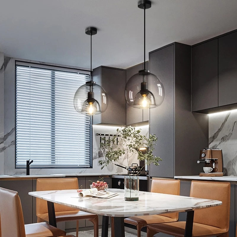 Dark Scandinavian LED Pendant Light | OpalDwell - OpalDwell