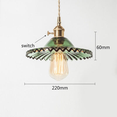 Marwood Woven Glass Pendant - OpalDwell