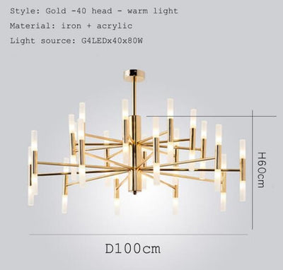 Marcelli Chandelier - OpalDwell