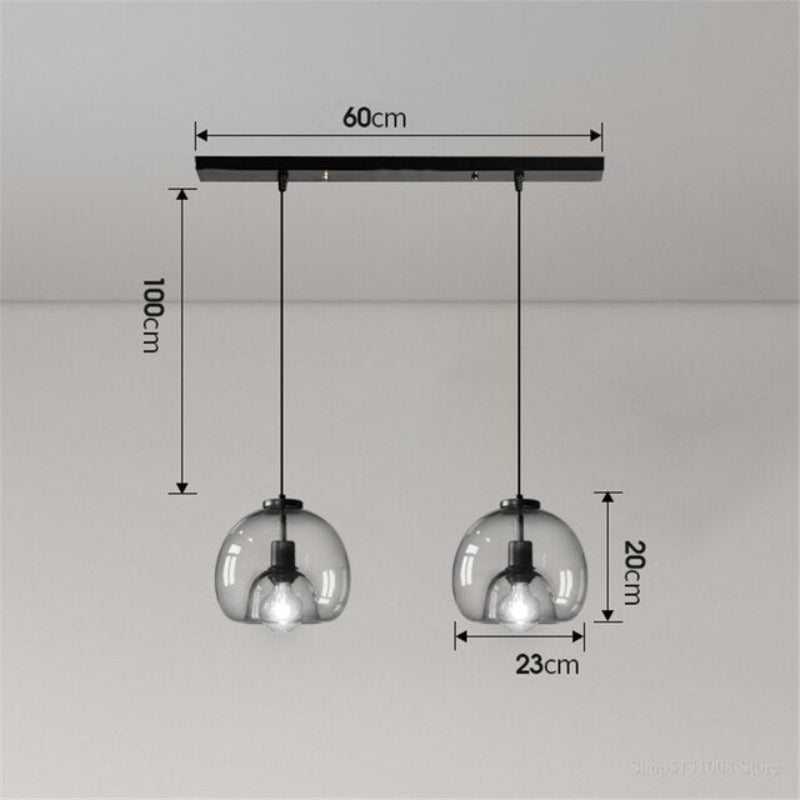 Dark Scandinavian LED Pendant Light | OpalDwell - OpalDwell