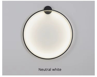 LumaNova Round Wall Light for Modern Minimalist Interiors OpalDwell