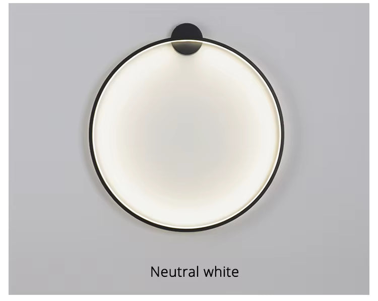 LumaNova Round Wall Light for Modern Minimalist Interiors OpalDwell