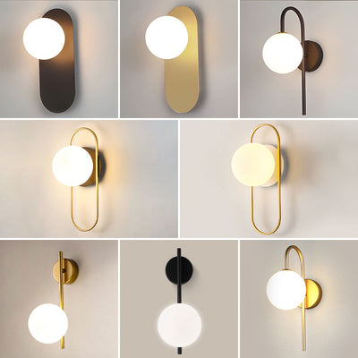 LumaNova Modern LED Wall Lights for Home Decor and Ambience OpalDwell