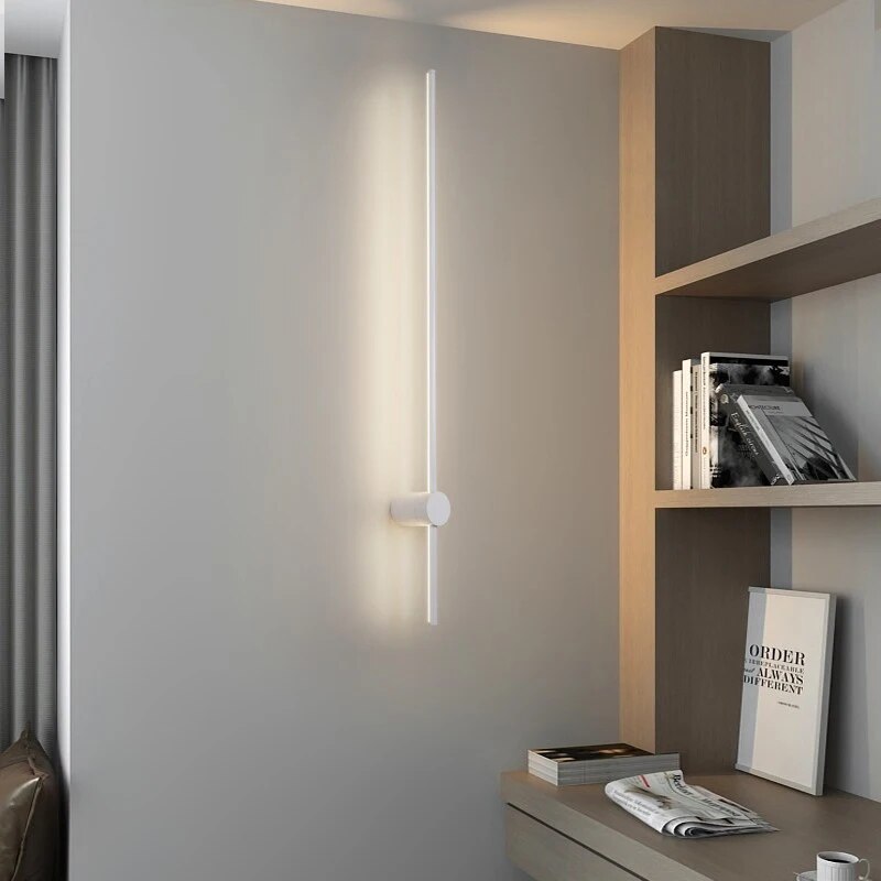 LumiNord Minimalist Wall Lamp With Soft Ambient LED - OpalDwell