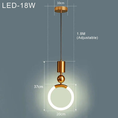 Nordic Minimal Pendant Lamp With Elegant Design Elements - OpalDwell
