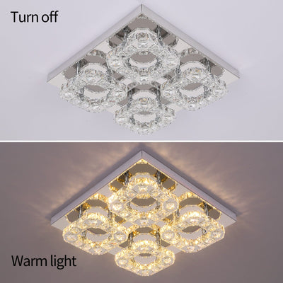 Langley Four Ring Chandelier - OpalDwell
